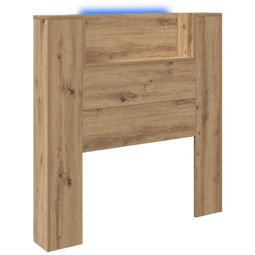 vidaXL Vzglavje Umetni hrast 100 x 15 x 103,5 cm Konstruiran les, (5000108919) Cene