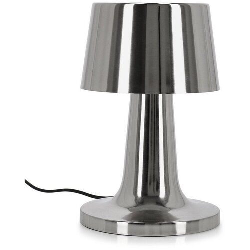 BIZZOTTO Metalna LED stolna lampa u srebrnoj boji s metalnim sjenilom (visina 51 cm) Turner &amp;ndash; Slike