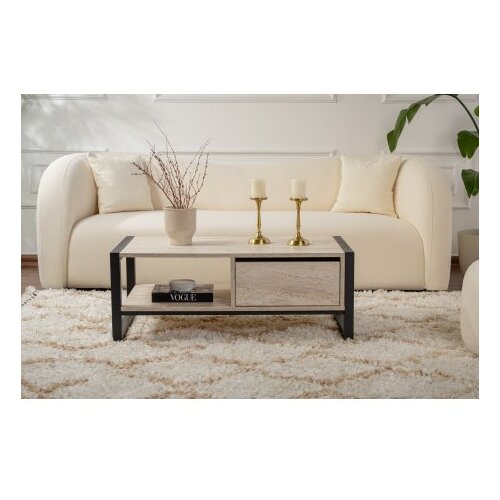 Hanah home sto za dnevnu sobu haldizen black travertine Cene