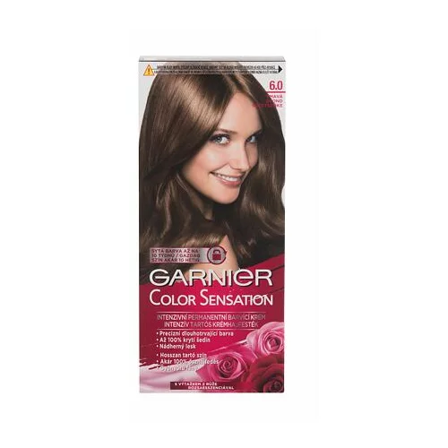 Garnier color Sensation trajna barva za lase 40 ml odtenek 6,0 Precious Dark Blonde