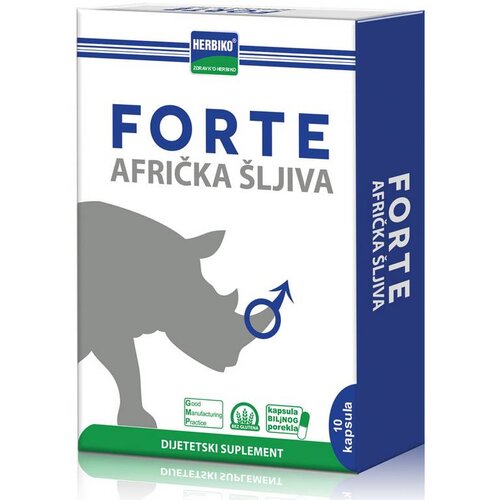 Abela pharm Afrička &amp;Scaron;ljiva Forte, 10 Kapsula Slike