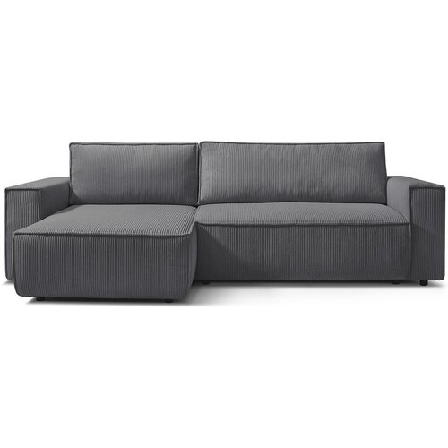 Bobochic Paris tamno siva kutna dvostrana sofa od sumota nihad Slike
