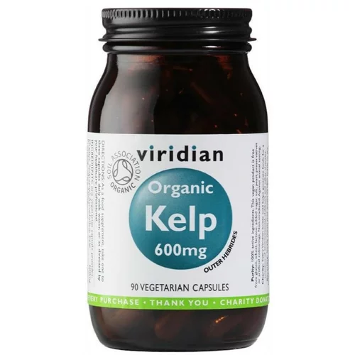 Viridian Nutrition Ekološki Kelp - Jod Viridian, 600mg (90 kapsul)