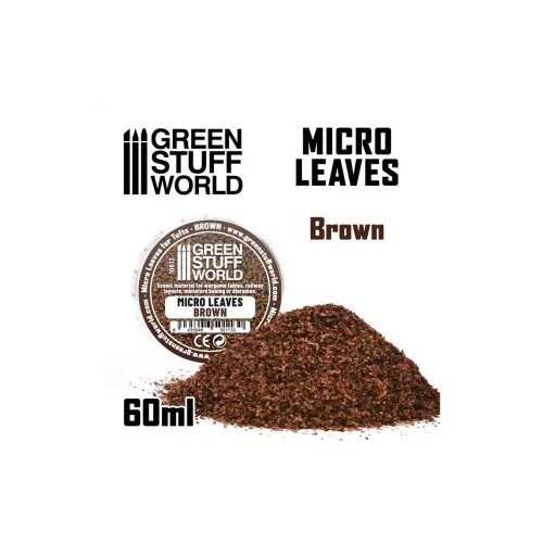 Green Stuff World micro leaves - brown mix (15gr) Slike