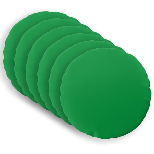  Presvlaka za jastuk 6 pcs HEERLEN Zelena Ø 50 cm Poliester Cene