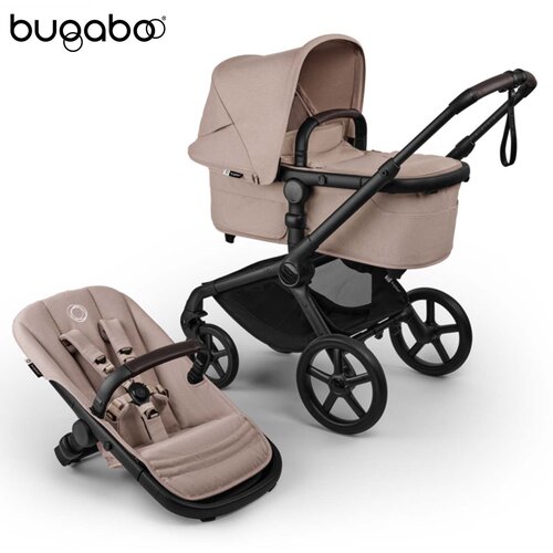 BUGABOO dječja kolica 2u1 fox&amp;trade; 5 renew complete black/desert taupe m&amp;eacute;lange Slike