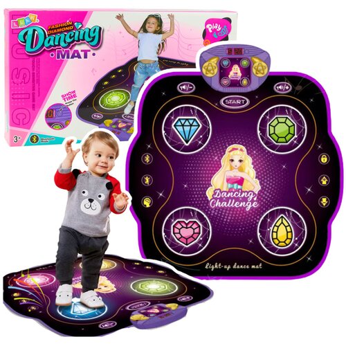  Interactive Musical Dance Mat for Kids with Bluetooth 9 Game Levels Cene