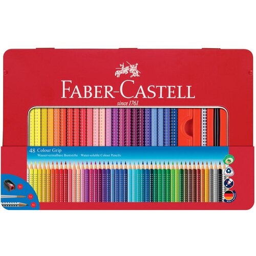  Boje drvene 48boja metalna kutija grip 2001 faber castell 112448 Cene
