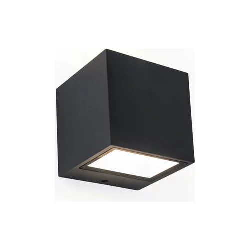 Lutec Lampen Vanjska zidna LED svjetiljka (9 W, 8,8 x 8,5 x 8,6 cm, Crne boje, IP54)