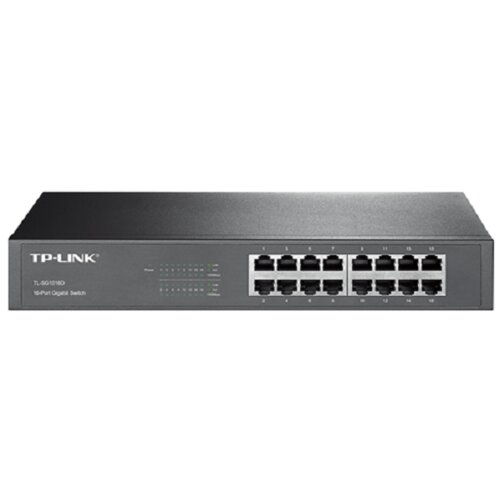 Tp-link switch gigabit 16x RJ45 10/100/1000Mbs desktop/rackmount metalno kuciste Slike