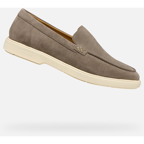 Geox Light grey men's moccasins Spherica EC17 - Men's Cijene