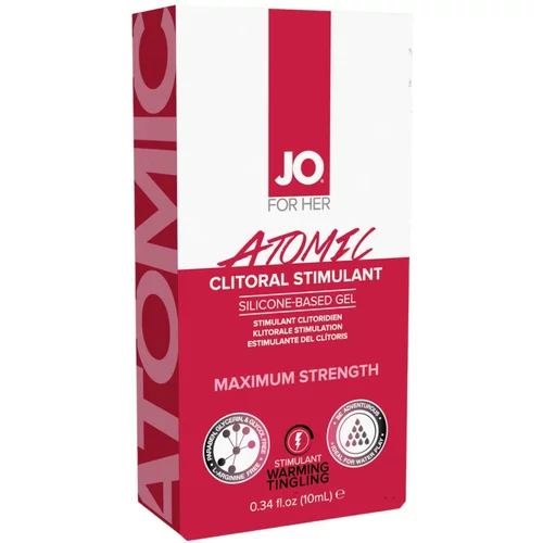System Jo JO ATOMIC - gel za stimulaciju klitorisa za žene (10 ml)