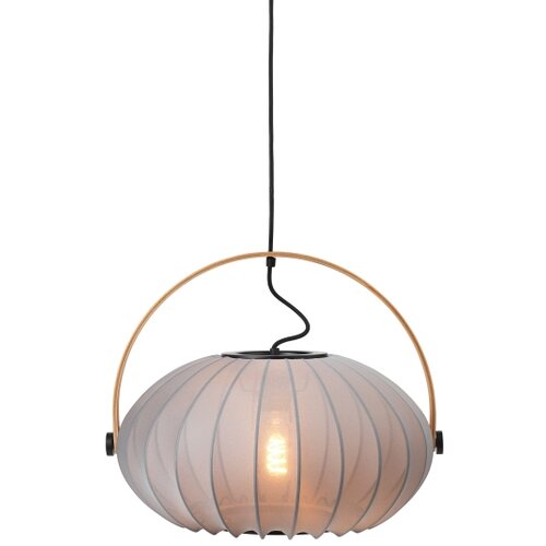 Halo Design 746354 - Visilica na sajli DC 1xE27/40W/230V prečnik 40 cm siva/hrast Slike
