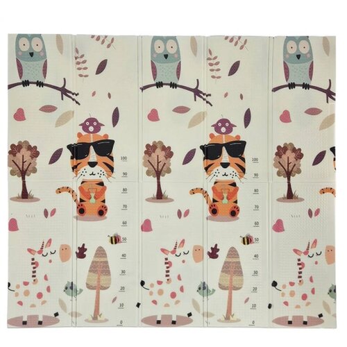 Bebe Stars BEBESTARS dvostrana podloga za igru Jungle, 180x200 cm Slike