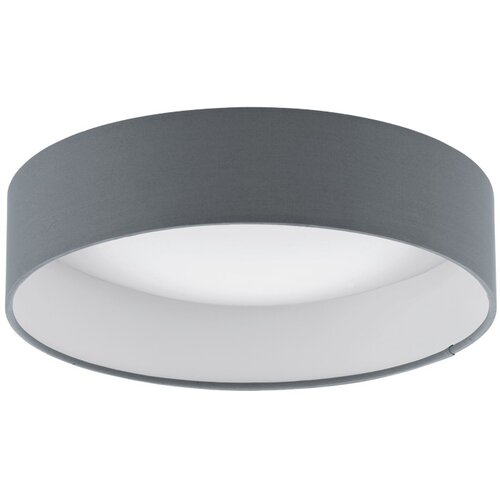 Eglo palomaro plafonjera/1, led, 11w, 950lm, prečnik 320, plastika/tekstil antracit Slike