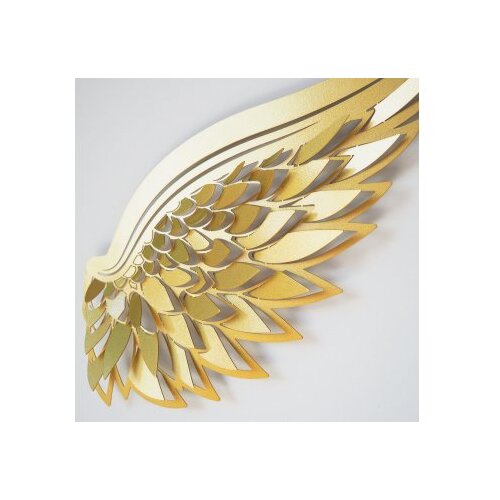 Wallxpert zidna dekoracija Angel Wings Metal Wall Art Set APT705 Slike