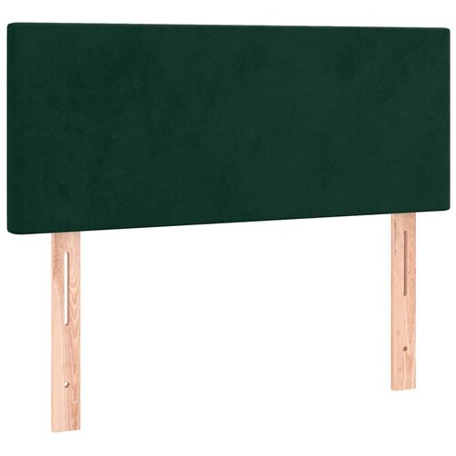 Box spring krevet s madracem tamnozeleni 80 x 200 cm bar&amp;scaron;unasti Slike