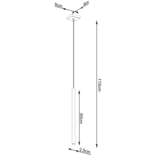  Sollux SL.1170 - Luster na sajli PASTELO 1xG9/8W/230V zlatna Slike