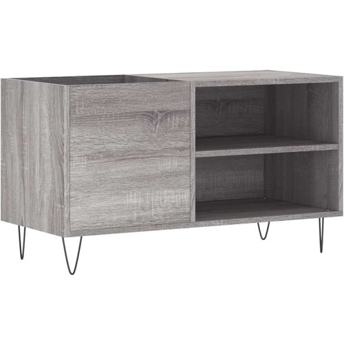  Omarica za gramofonske plo&amp;scaron;če siva sonoma 85x38x48 cm inž. les, (20801655) Slike