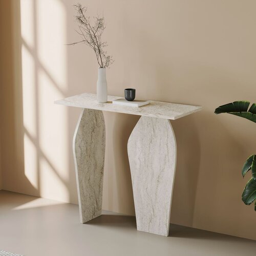 Hanah home Konzola Arya, 100x90x40 cm, Svetlosiva Cene