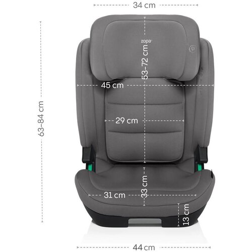 Zopa autosjedalica Matrix S i-Size, Foggy Grey Slike