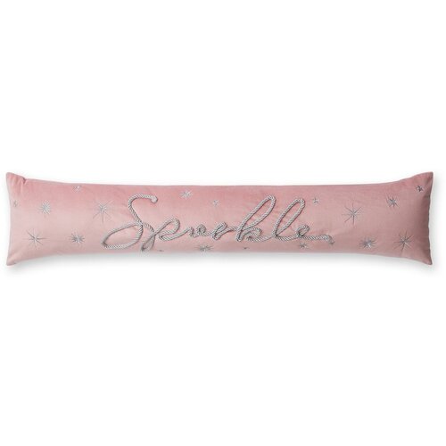 Catherine Lansfield Rožnata zaščita za vrata proti prepihu 20x90 cm Sparkle – Cene