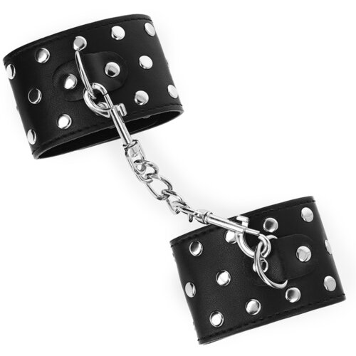 Kink Okovi Za Zapestje With Snap Fasten Black Cene