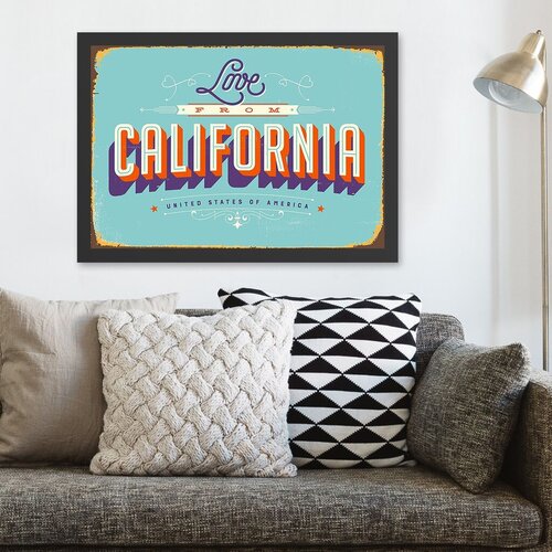 Wallity Uramljena slika California, 40x55 cm Cene