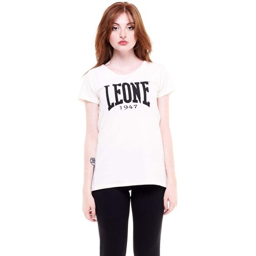 Leone 1947 Majice s kratkimi rokavi Woman T-Shirt Short Sleeves Basic 1947 Bela Cene
