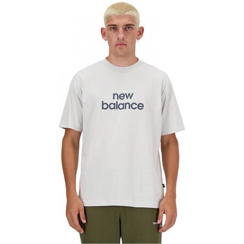 New Balance Sport essentials linear t-shirt Bijela Slike