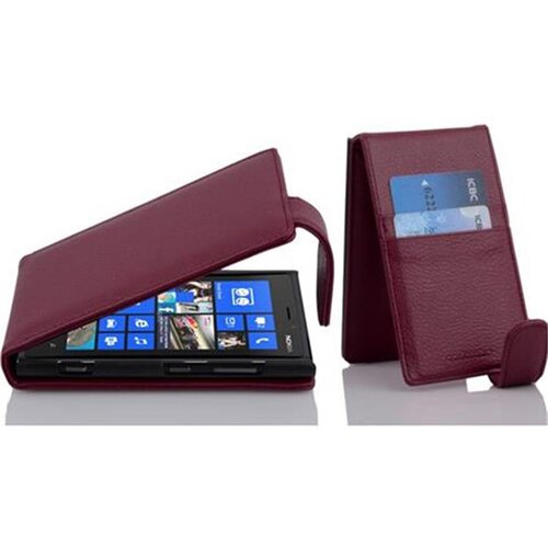 Cadorabo Ohi&scaron;je, združljivo z Nokia Lumia 920 v pastelno vijolično - Za&scaron;čitni ovitek v obliki flipa iz teksturiranega umetnega usnja, (20559127) Cene