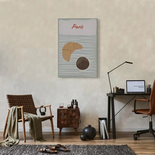  Slika - Parisian Breakfast (1 Part) Vertical 80x120 Premium Print Slike