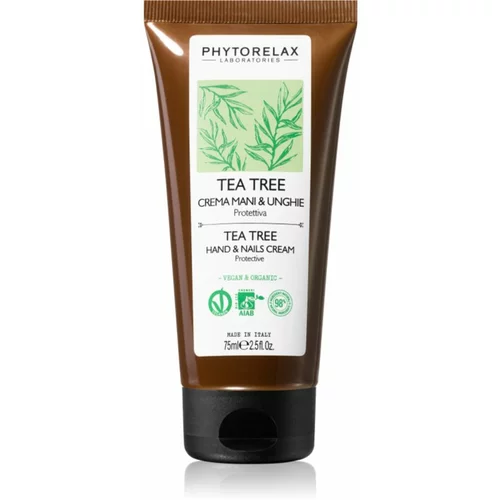 Phytorelax Laboratories Tea Tree mehčalna krema za roke in nohte 75 ml