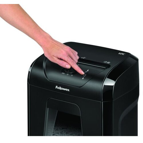Fellowes Uničevalec dokumentov 12 strani, izrez konfetov 4x40 mm, 12C Slike