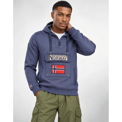 Geographical Norway Puloverji GYMCLASS Modra Slike