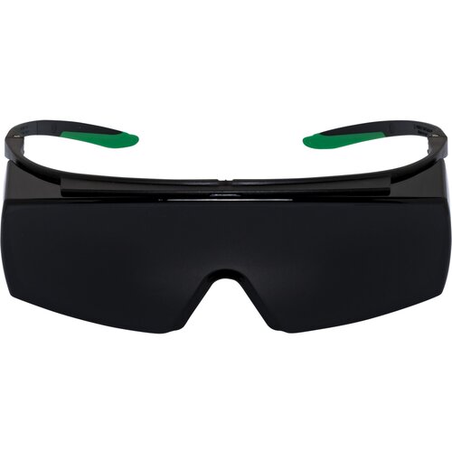 Uvex super f OTG welding safety spectacles black/green Slike