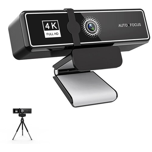 INF W9 Pro 4K HD USB Spletna kamera z vgrajenim mikrofonom in pokrovom za zasebnost Black, (5000129825) Cene