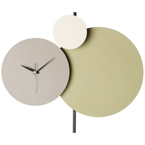 Wallity dekorativni metalni zidni sat pavimento green Cene
