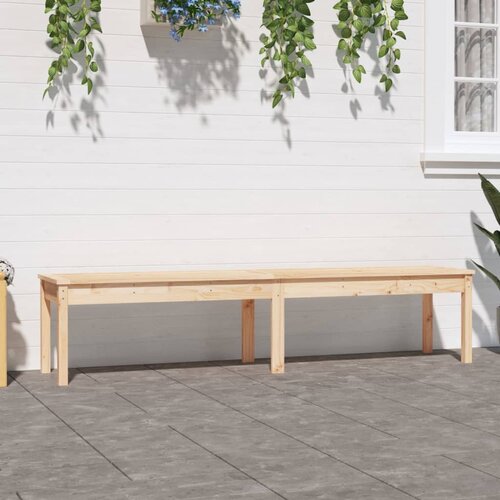 vidaXL Vrtna klop dvosed 203,5x44x45 cm trdna borovina Cene