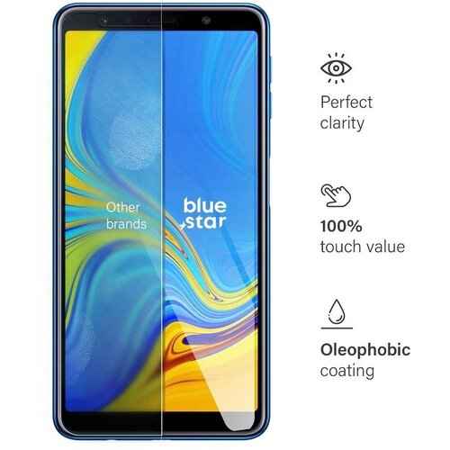  Kaljeno steklo Blue Star za Samsung Galaxy A7 2018 Slike