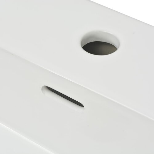  Umivaonik s Poklopcem za Slivnik Keramički Bijeli 51,5x38,5x15 cm Slike