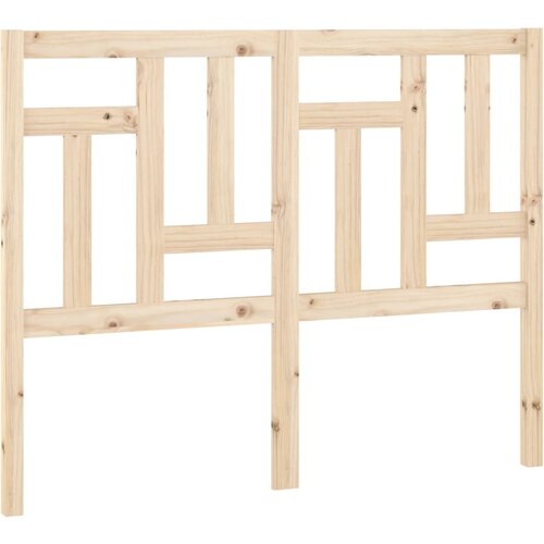 Maison Chic posteljno vzglavje - vzglavna omarica - nočna omarica 125,5x4x100 cm trdna borovina, (21704156) Slike
