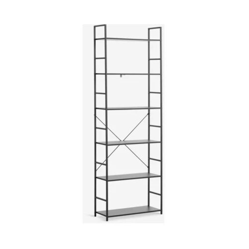  Polica ASTRUP 6 pol. crna 3650043 Cene