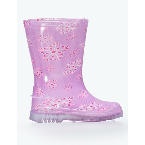 BRILLE gumene čizme za devojčice Ruffas II roze Slike