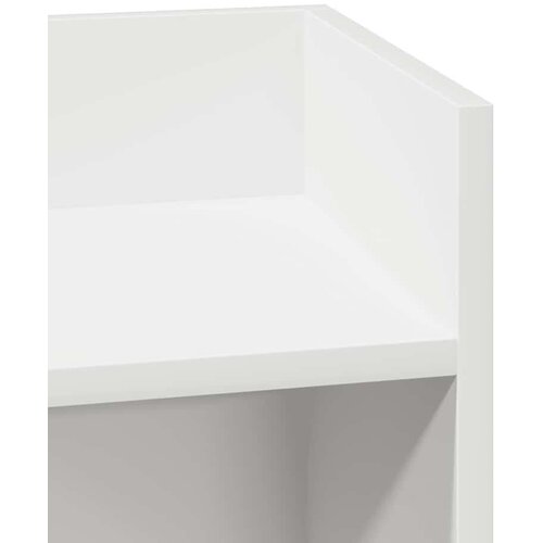 VidaXL Pomoćni stolić s policom crni 25,5x27x60 cm Slike