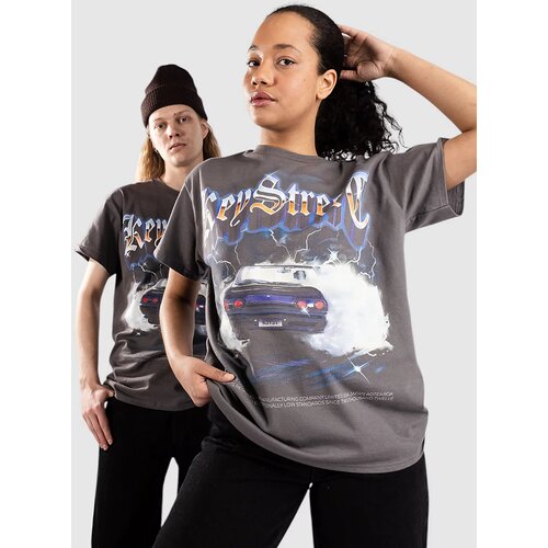 Key Street Burn Out T-shirt charcoal Cene