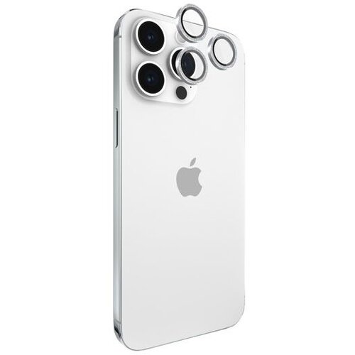 CASE-MATE ZaÅ¡Äitno steklo za kamero za iPhone 15 Pro/15 Pro Max z obroÄem Alu Twinkle Ring, Siva, (21320540) Cene