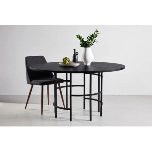 Venture Home Copenhagen okrugli blagovaonski stol ⌀140 cm, crni Cijene