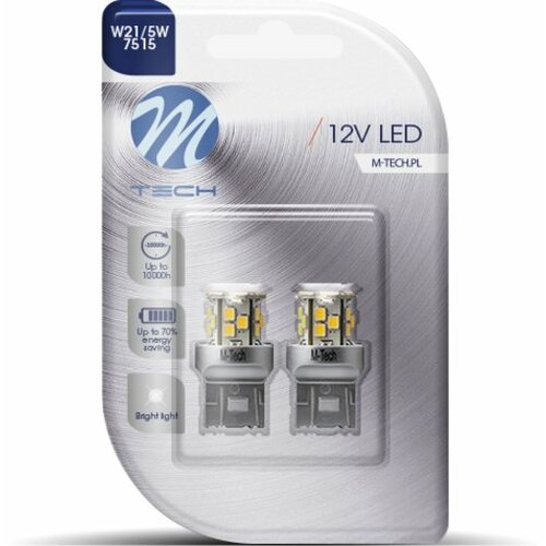 Mtech Sijalice Blister LED T20 W21/5W W3X16Q-2kom Slike