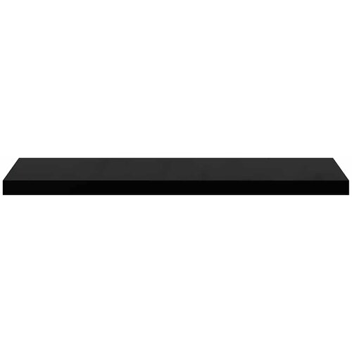  Plutajuće zidne police 4 kom sjajne crne 90 x 23,5 x 3,8 cm MDF Slike